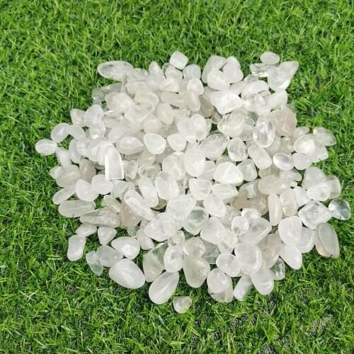 Natural Clear Quartz Rough Stone Free Shape Gravel Block Crystal Carving For Home Decoration LJ