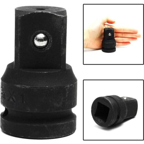 2018 NEW QUALITY Black 3/4" to 1 inch Drive Air Impact Socket Reducer Adapter Heavy Duty Ratchet