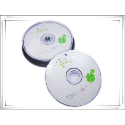 Wholesale DVD+R 8.5GB dual layer D9 8X 240min 10pcs/lot free shipping