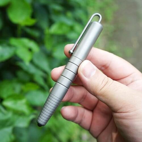 Original Titanium Tactical Pen Defense Pen Survival Pen Self-defense Portable Multi-function Broken Window Writing