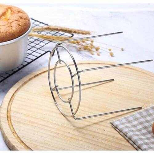 1pc 304 Stainless Steel Inverted Rack Bread Cooling Rack Chiffon Cake Cooling Rack Fork Rack Cake Tools Kitchen Home Accessories