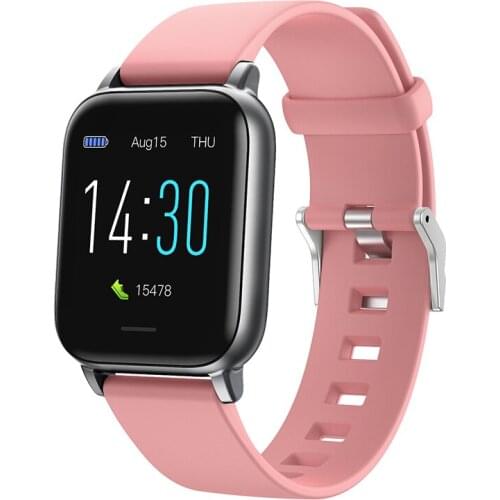 ZY Electro-World Full Touch Sports Watch Heart Rate Sleep Fitness Tracker Thermometer Step Bluetooth Smartwatch