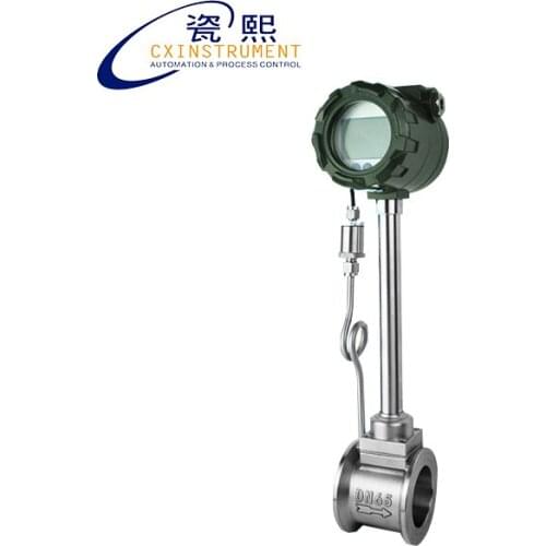 Vortex Mass Flow Meter with DN40 25~205 m3/h Measuring Range and 4~20 mA Output Steam Flow Meter