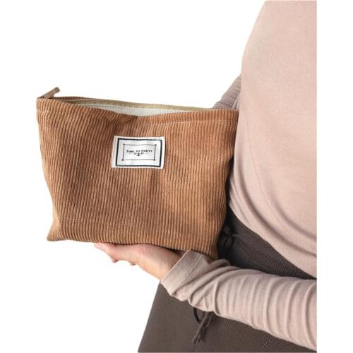 Ladies Simple Style Makeup Bag, Portable Travel Vacation Cosmetics Lipstick Facial Cleanser Storage Zipper Washing Bag