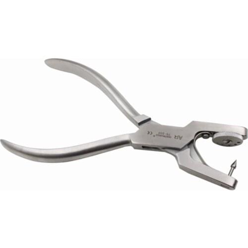 1Pc Dental AR Rubber Dam Punch Forceps Orthodontic Punch Dentist Tools