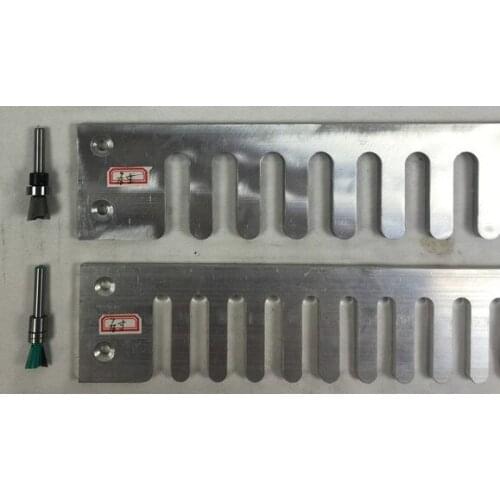 2 Aluminium Jig Template & 2 Bit Cutter for 24 inch Wood Dovetail Jig jointer 7/16" and 9/16"