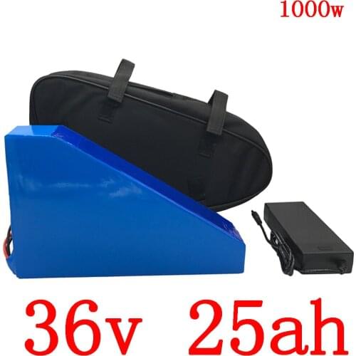 36V 500W 1000W lithium battery pack 36V 25AH ebike battery 36V electric scooter battery 36V 25AH electric bicycle battery +bag