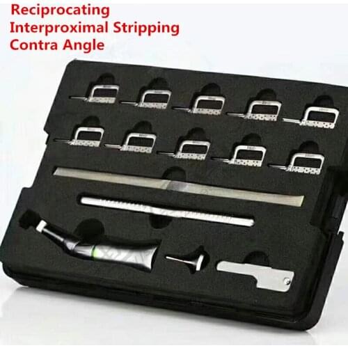 Free shipping Dental Contra Angle Handpiece 4:1 Reduction Interproximal Strips Reciprocating B