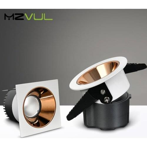 Dimmable LED Downlight background Spot Light 12w 18w high quality Anti Glare Ceiling spot Light Epistar Chip LED Recessed light