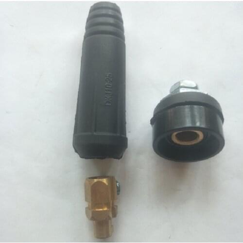 DKJ10-25 Cable Plug Welding Male Connector ,Welding Machine Cable Welding Quick Connector Black/Red connector welding machine