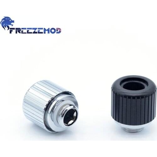 FREEZEMOD Premium 12-14mm Adjustable Anti-off Hard Tube Fitting Acrylic PETG 12mm14mm Copper For Water Cooler System Modding