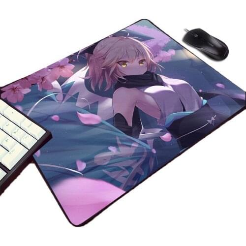 MousePad KOHA-ACE EX Okita Souji Anime Girls Pattern Mini Pc Gaming Mouse Pad Fate/stay Night Grand Order Game Player Table Mat
