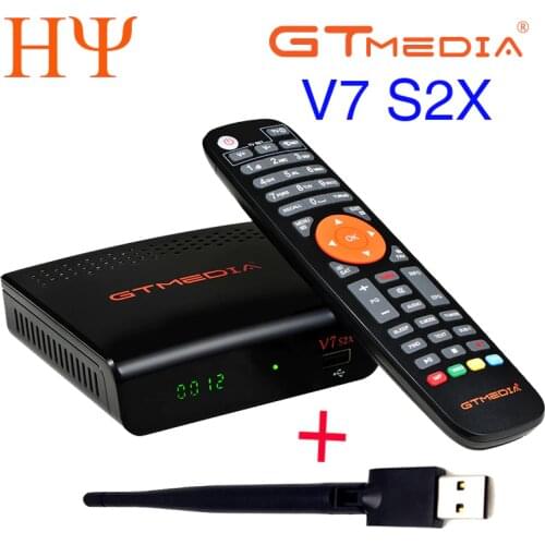 Spain Freesat V7 S2X GTMEDIA V7S DVB-S2 1080P HD Satellite Receiver with Youtube Youporn PowerVU CCaam Newcamd Bisskey+ USB Wifi