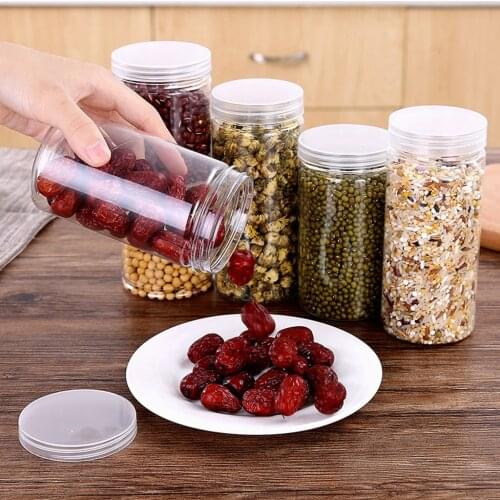 Kitchen Storage Box Sealing Food Preservation Pot Transparent Food Storage Plastic Fresh Pot Container Kitchen Accessories