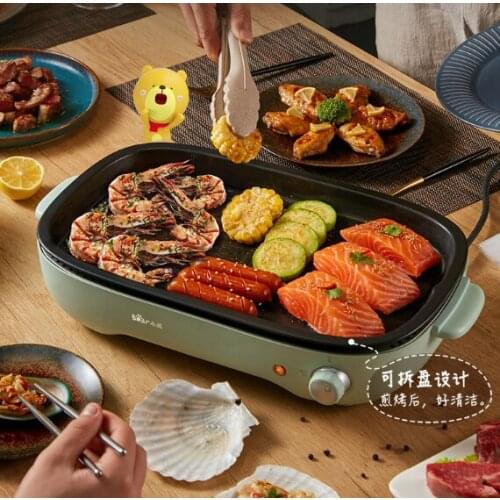 Multi-function deepens and increases the baking pan large power household one - pot smokeless electric oven J03