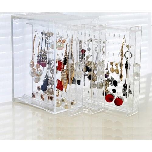 Mordoa New Arrival Jewelry Display Jewelry Organizer Earring Organizer Acrylic Jewelry Organizer PS Material Good Quality