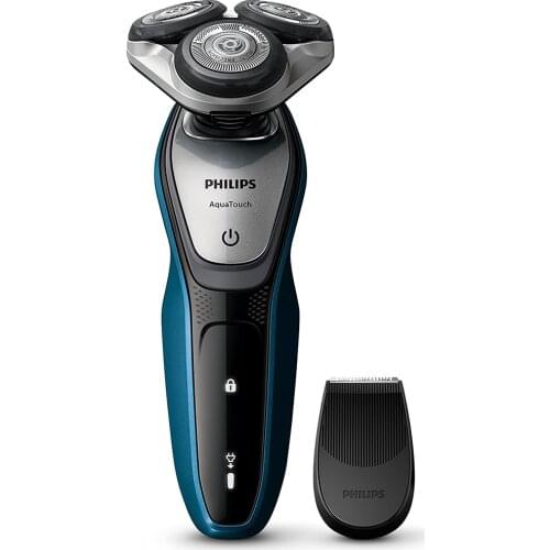 Philips AquaTouch S5420/06 electric shaver wet dry razor water cleaning machine and precision beard trimmer men