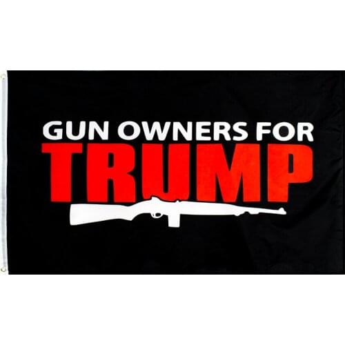 Jennifer 90x150cm keep American great gun owners for Trump Flag president 2020