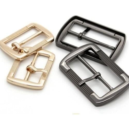 Metal Pin Buckle Roller Strap Belt Shoe Web Leather Adjust Ring DIY Accessories 10PCS