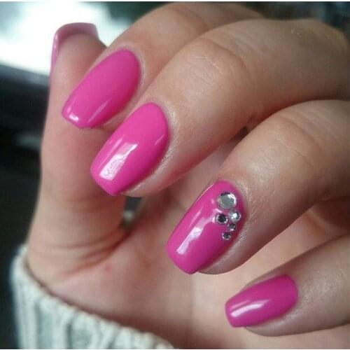 40519 Hot Pop Pink gel polish primer UV gloss sealer soak enhanced 7.3ml long lasting manicure art nail gel Lak varnish primer