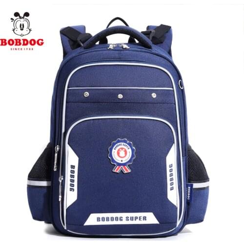 BOBDOG Royal School Bags Boy Backpacks School Bag for girls Waterproof Children Bags Kid bag
