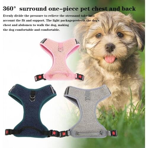​Dog Harness Vest Adjustable Soft Breathable Dog Harness Nylon Mesh Vest Harness for Dogs Puppy Collar Cat Pet Dog Chest Strap