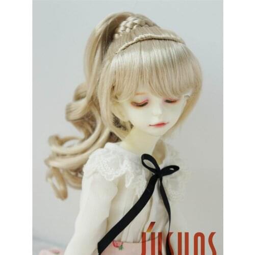 JD218 1/4 MSD synthetic mohair doll wigs Complex braid wig 7-8 inch BJD doll accessories