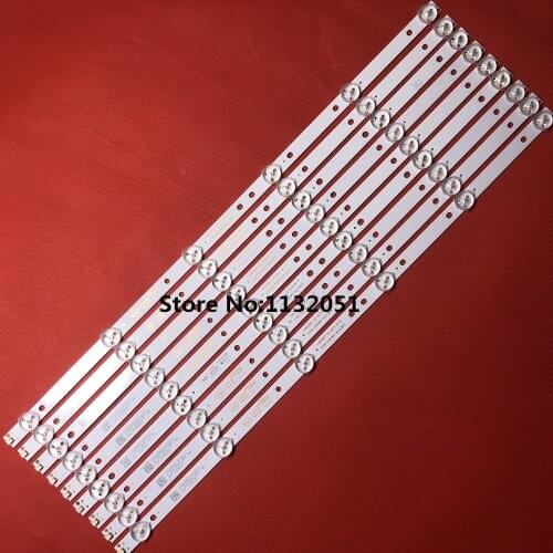 1set=9pcs LED strip for P hili s 49inch TV 49PUF6050/T3 backlight K490WD7 A1 4708-K490WD-A2213K01