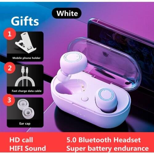 TWS Bluetooth 5.0 Earphone Wireless Headphones 9D HiFi Music Earbuds Sports Gaming Headset For IOS Android Phone Charging Box