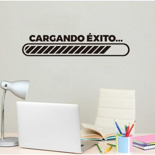 Spanish Pattern Loaded Successfully Freak Vinyl Engraving Sticker Removable Wall Decal Art Wallpaper Decorative Painting DW1059