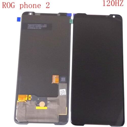 Original rog2 Amoled For Asus Zenfone ZS660KL / ROG Phone 2 Lcd Screen Display Touch Glass Digitizer I001D I001DA I001DE I001DC