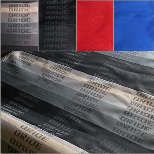 High Quality JDM Style Bride Recar Auto seat faric 100cmx165cm car seat cover decorative car accessories