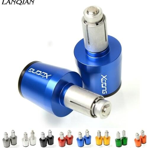 7/8" 22mm Motorcycle Grips End Plug Slider Motorbike Handlebar Ends Cap Cover Plug For KYMCO XCITING 250 300 350 400 400S 500