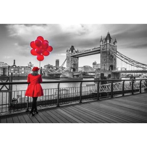 Diamond Embroidery Scenic balloon girl DIY Diamond Painting Cross stitch Full Square Diamond Mosaic Decoration Paintings FZ786