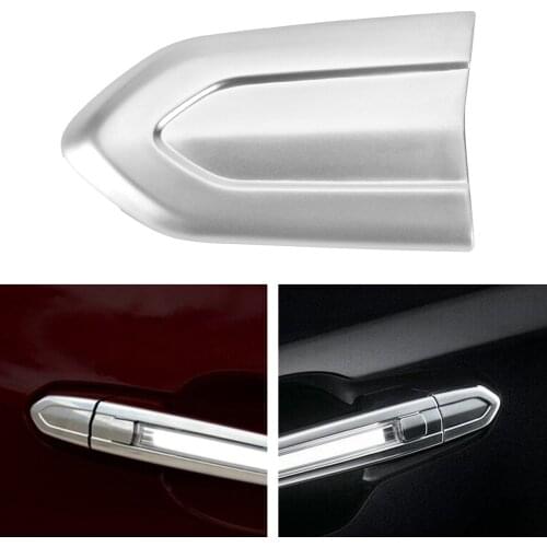 Artudatech Silver Door Lock Cylinder Cover Trim Cap 13522324 For Cadillac ATS XTS CTS CT6 Car Accessories