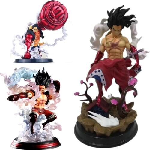 One-Piece Luffy Four-speed Snake Man Modeling Japanese Anime Doll Toy Peripheral PVC Movable Model Luffy Decoration