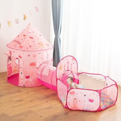 Baby Ball Pool Boys Girls Kids Ball Pit Playground Game Playhouse Activity Game Dry Pool Toy for Children​ Indoor Tents