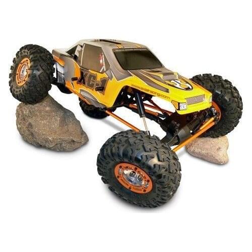 Orange Body RC Axial AX10 SCX10 Rock Crawler Truck AX4020 1/10 Scale HSP Redcat