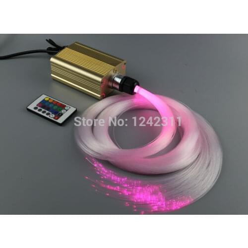 Summer starry sky Optical fiber light kit home decoration celing light decoration fiber optic light 16w wireless remote RGB