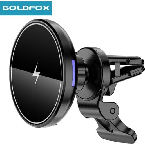 Magnetic Qi Wireless Car Charger for iPhone 12 pro Magnet 15W Fast Charging Air Vent Phone Holder For IPhone 12 Pro Max Mini