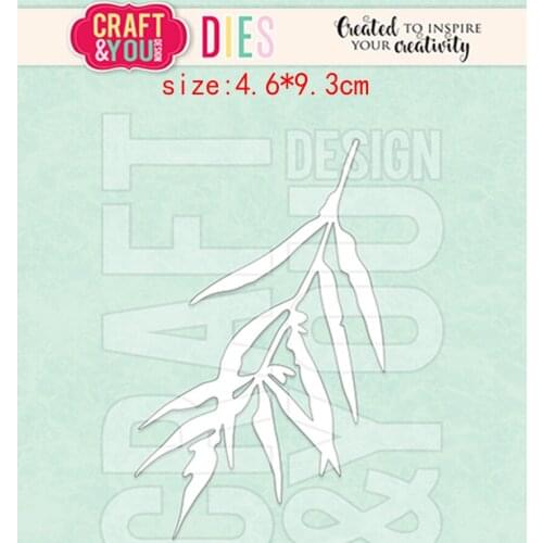 Sirius Slender leaves Metal Cutting Dies Stencils Template for DIY Scrapbooking Embossing Paper Cards Album Making Craft Die