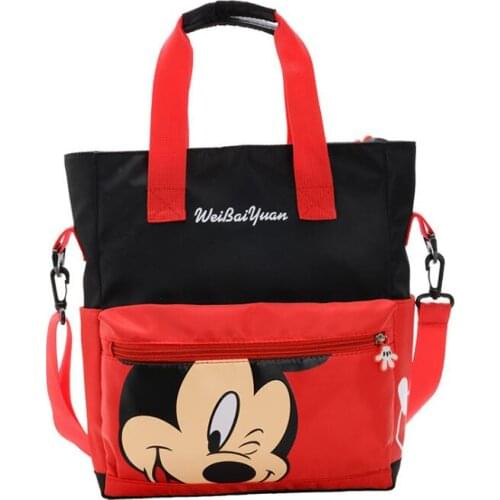 Fashion New Mickey Handbags High quality Canvas Women bag High-capacity Shopping Big Shoulder bag Female bag