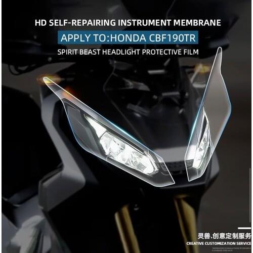 Motorcycle Smoke Fog Light Headlight HD Film Anti-scratch Protection TPU Sticker for Honda X-ADV 750 XADV750