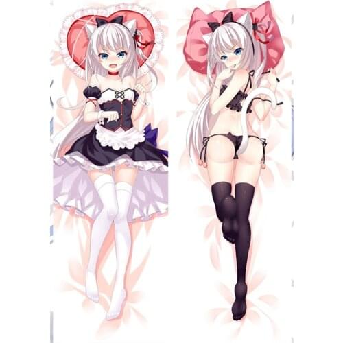 Newly Design Anime Game Hammann Azur Lane Kawaii Otaku Dakimakura Hugging Body Pillow Case Long Cushion Pillow Cover Gift