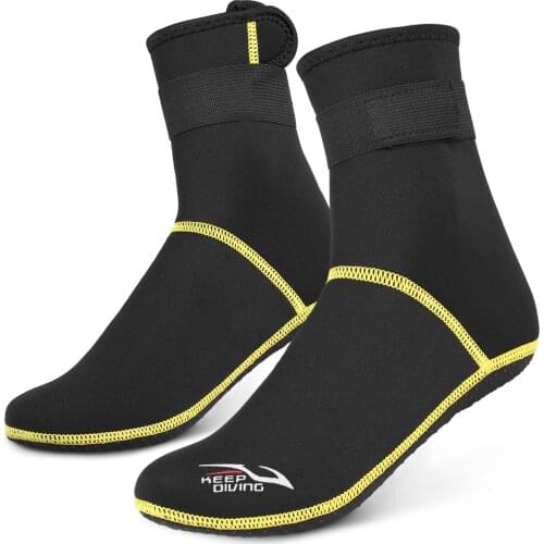 Diving Socks 3mm Neoprene Beach Water Socks Thermal Wetsuit Boots Anti Slip Diving Socks for Rafting Snorkeling Sailing Swimming