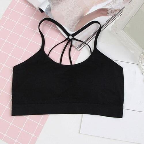 New Sexy Women Wrapped Chest Crop Top Back Parachute Lingerie Bra Female Lingerie Motion Bra hot sale 2019