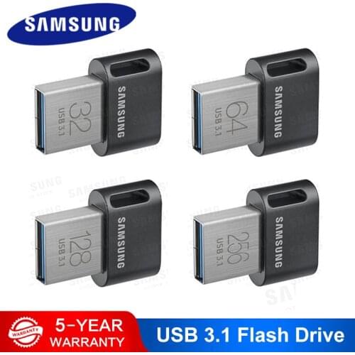 SAMSUNG USB 3.1 New USB Flash Drive 32GB 200MB/s 64GB 300MB/s 128GB 256GB 400M/s Pendrive Metal MINI usb Memory Stick Pen Drive