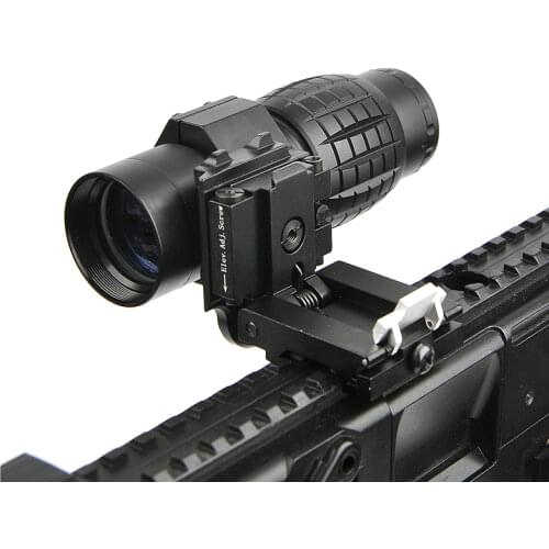Tactical Aim Optic Sight 3X Magnifier Scope Compact Hunting Riflescope Sights with Fit for 20mm Airsoft Rifle Rail Mount