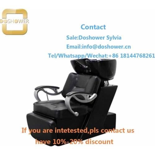 Barber equipment supplies with hair salon station for hair washing shampoo chair