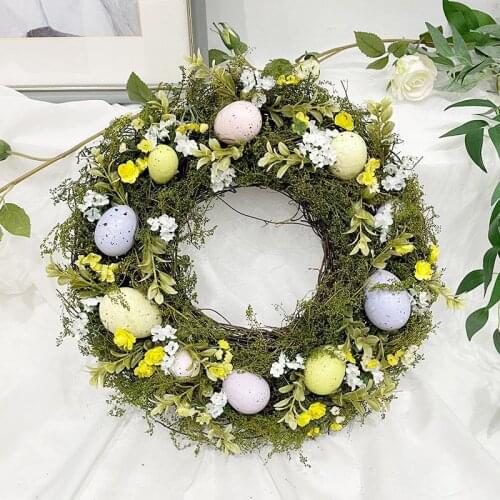 Easter Decoration Home Explosion Natural Plant Nordic Rejuvenating Device Pendant Ornaments Artificial Wreath Easter Decorations